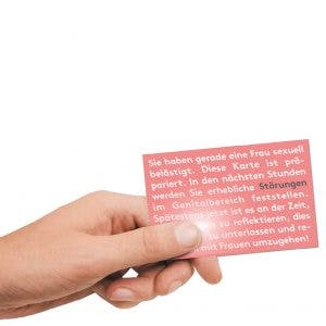 Rote Karte gegen sexuelle Belästigung in der BamS